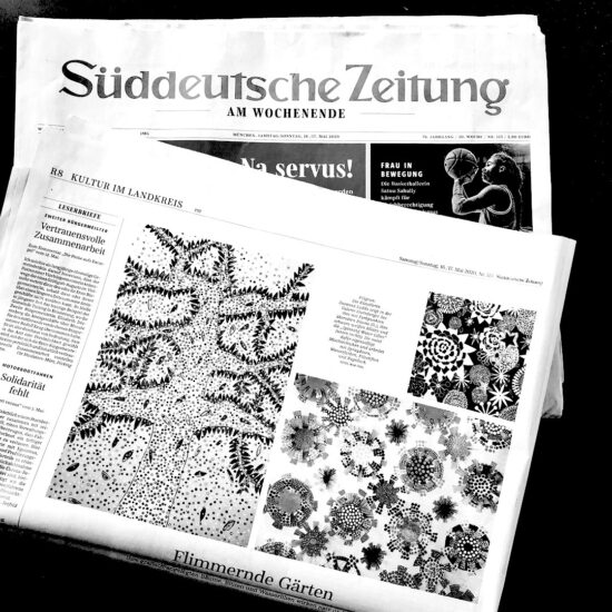 susanna ladda cosmic gardens galerie starnberger see süddeutsche Zeitung May 16 17, 2020